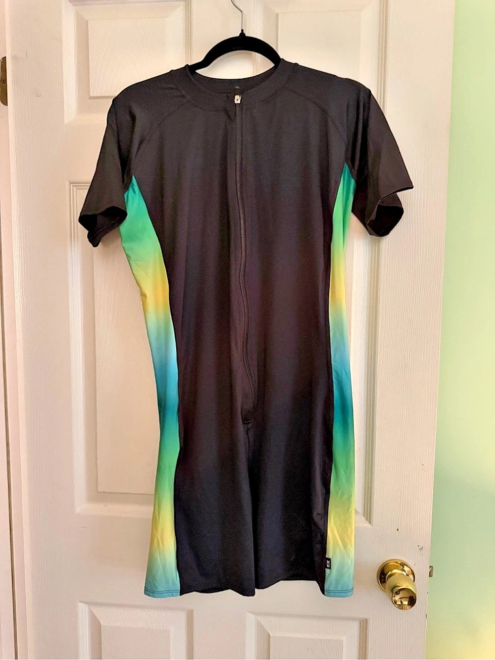 TomboyX Color Block One Piece Swim Suit in 2XL